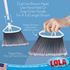 Lola Brand 4 in 1 Snap-In Cleaning Kit, Includes Microfiber Flat Mop#920